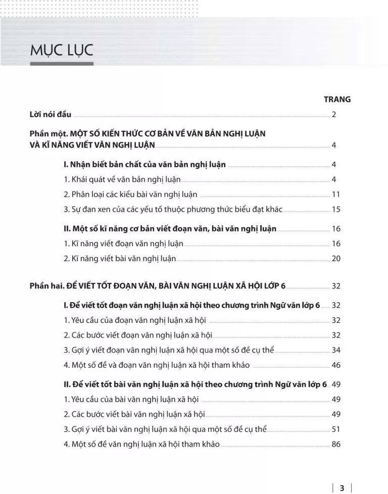 ĐỂ VIẾT TỐT ĐOẠN VĂN, BÀI VĂN NGHỊ LUẬN LỚP 6 (Theo chương trình GDPT 2018)